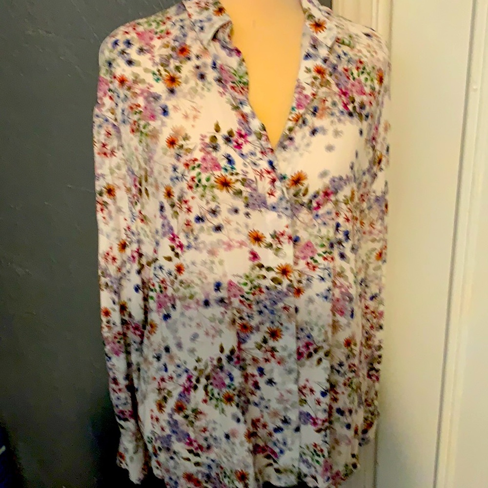 🌺3 for 15 Sz L euro 42 H&M Button Down Blouse
